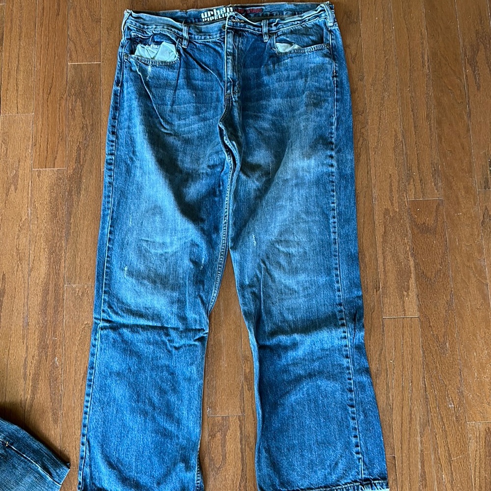 Urban Pipeline 38 X 34 men’s jeans medium blue loose straight